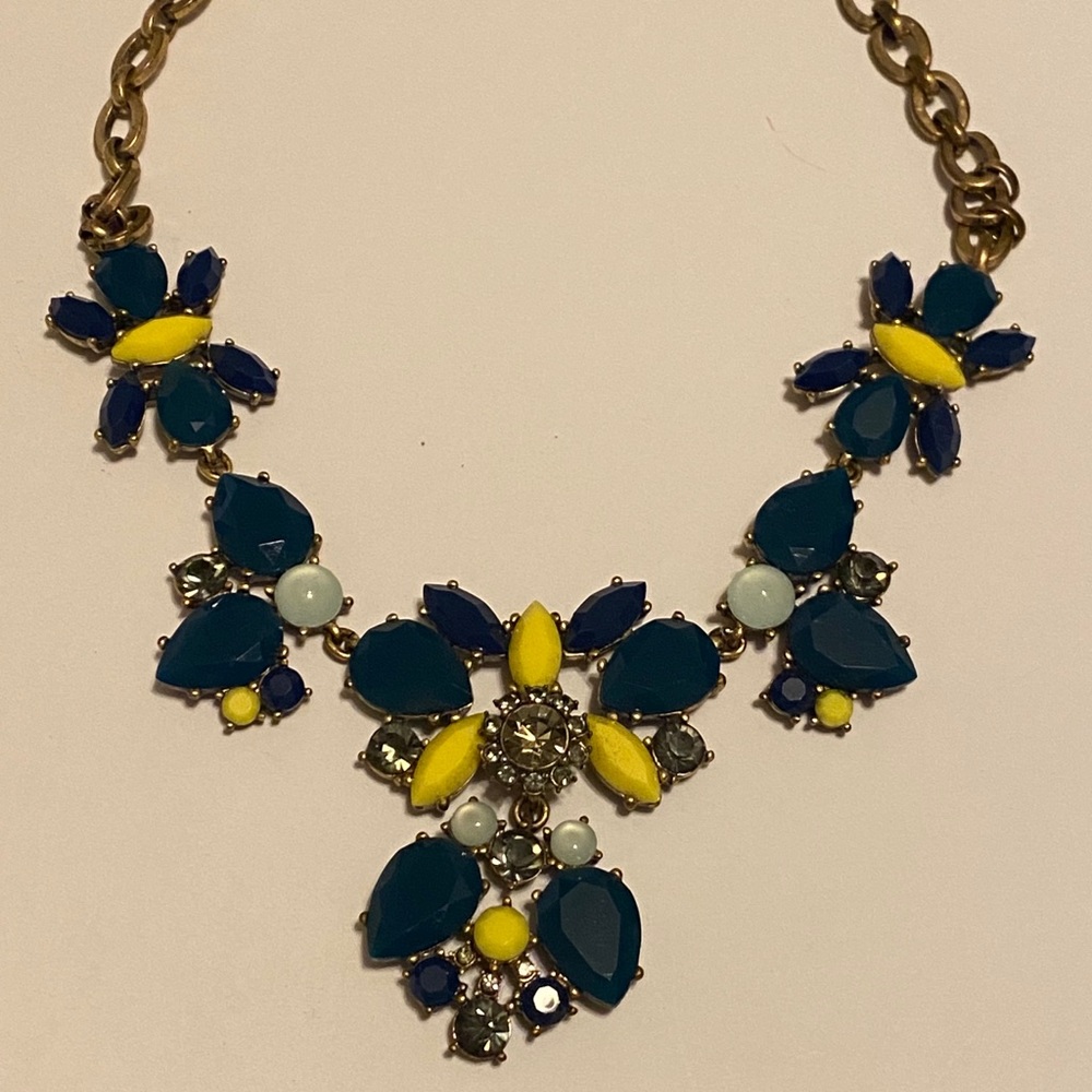 J crew rhinestone necklace
